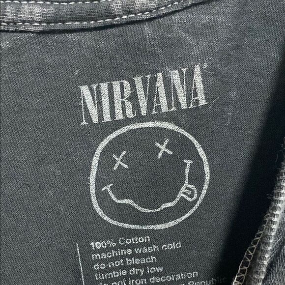 NIRVANA In Utero Acid‎ Wash Band Graphic Tee – Size Medium - Picture 13 of 13
